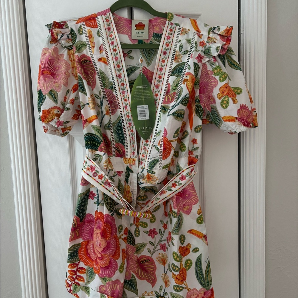 FARM Rio Vibrant Floral Romper